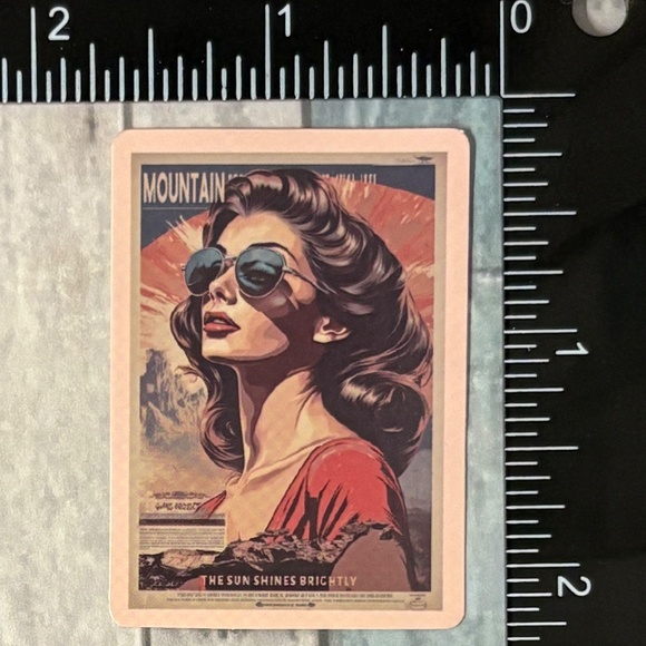 🌀10/$10🌀 Vintage Magazine Reusable Vinyl Sticker Decal - Picture 1 of 1